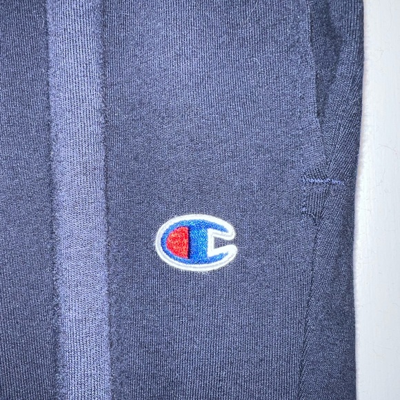 Dark Navy Blue Champion Sweatpants - Picture 2 of 5